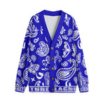 BANDANA PAISLEY Cs'UP Unisex Cardigan With Button Closure