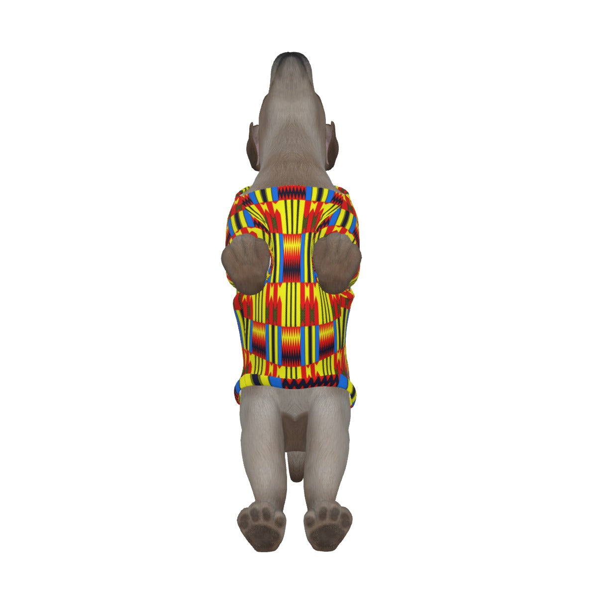 KENTE BLUE Dog's Pullover Hoodie