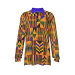 KENTE ATEF Long Sleeve Polo Shirt