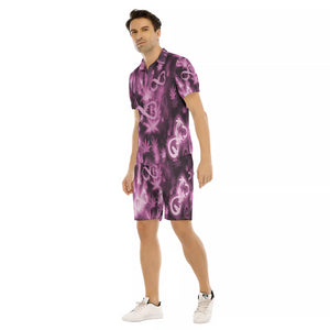 INFINITY GRAPE Men's Short Sleeve Shirt Sets