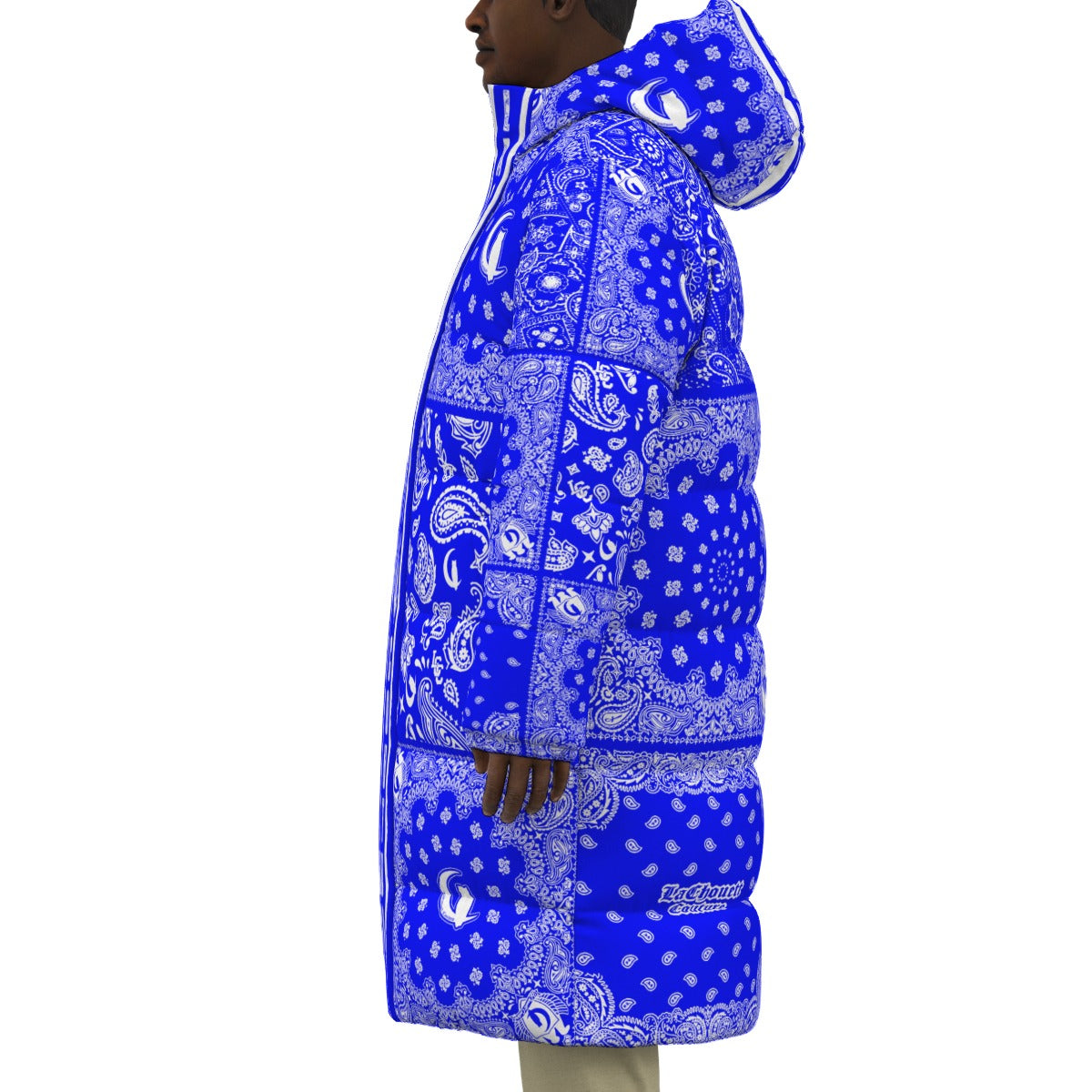 BANDANA MIX Cs'UP Unisex Long Down Jacket