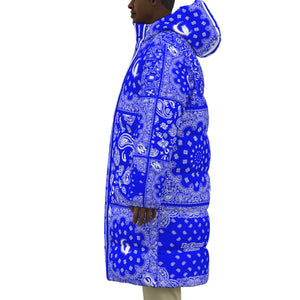 BANDANA MIX Cs'UP Unisex Long Down Jacket