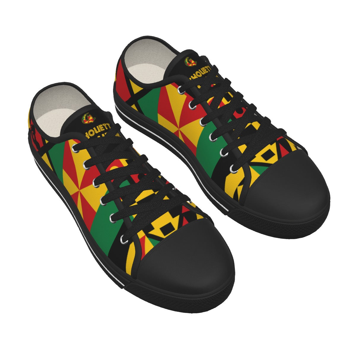 KENTE BUTAN Women's Low Canvas Shoes