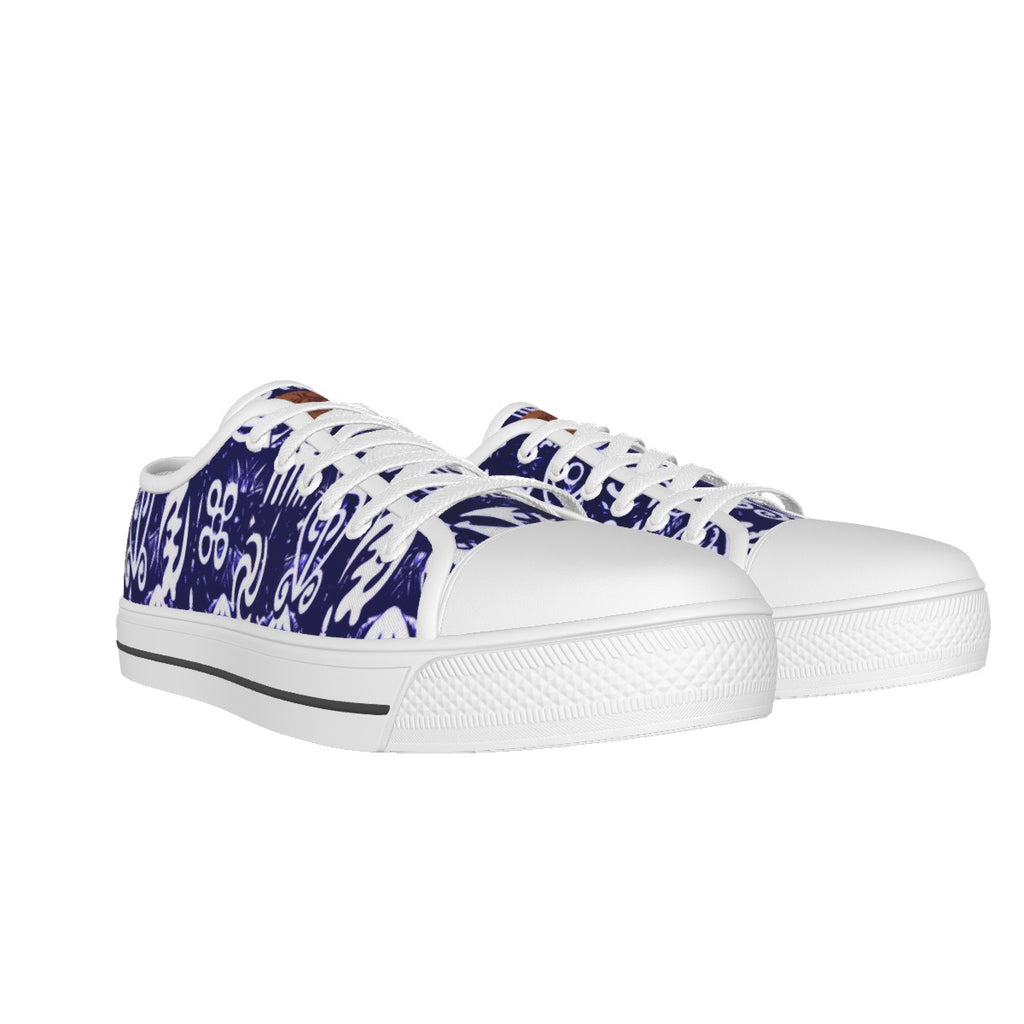 ADINKRA MXBLUE Women's Canvas Shoes