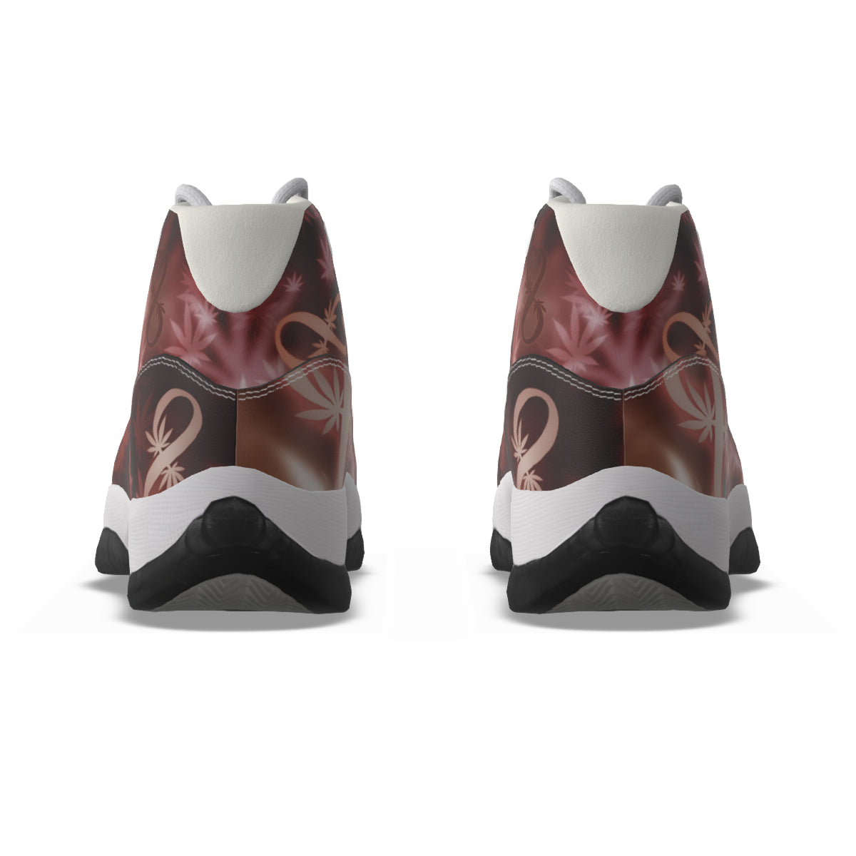 INFINITY RED High Top Basketball Shoes