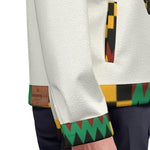 HATHOR KENTE Unisex Lapel Jacket Cotton