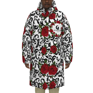 REDROSES Unisex Long Down Jacket