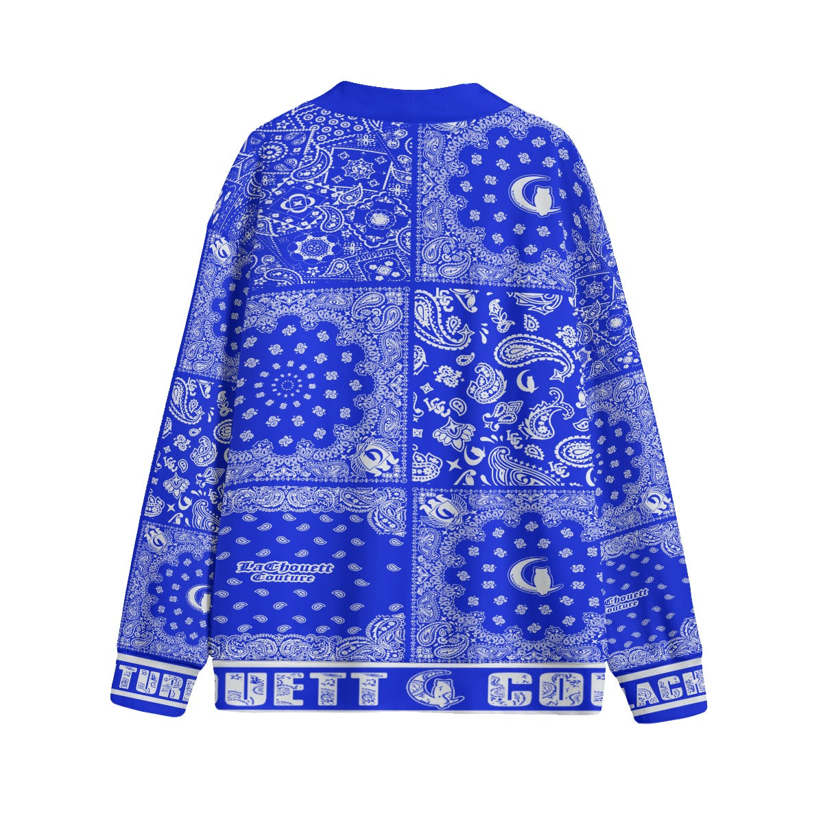 BANDANA MIX Cs'UP Unisex V-neck Cardigan With Button Closure