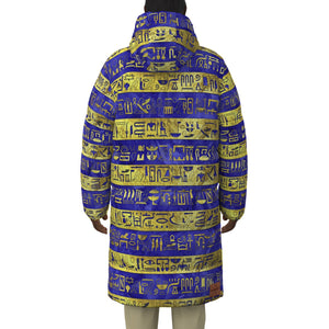 HIEROGLYPH DELUXE Unisex Long Down Jacket