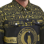 HIEROGLYPH DELUXE Unisex Lapel Jacket | Cotton