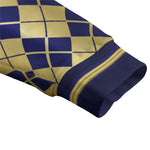 ARLEQUIN BLEU Unisex Cardigan With Button Closure