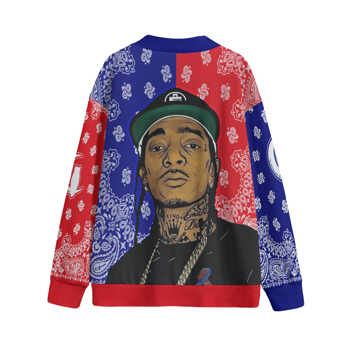 NIPSEY GANG UNITY Unisex V-neck Cardigan With Button Closure