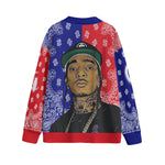 NIPSEY GANG UNITY Unisex V-neck Cardigan With Button Closure