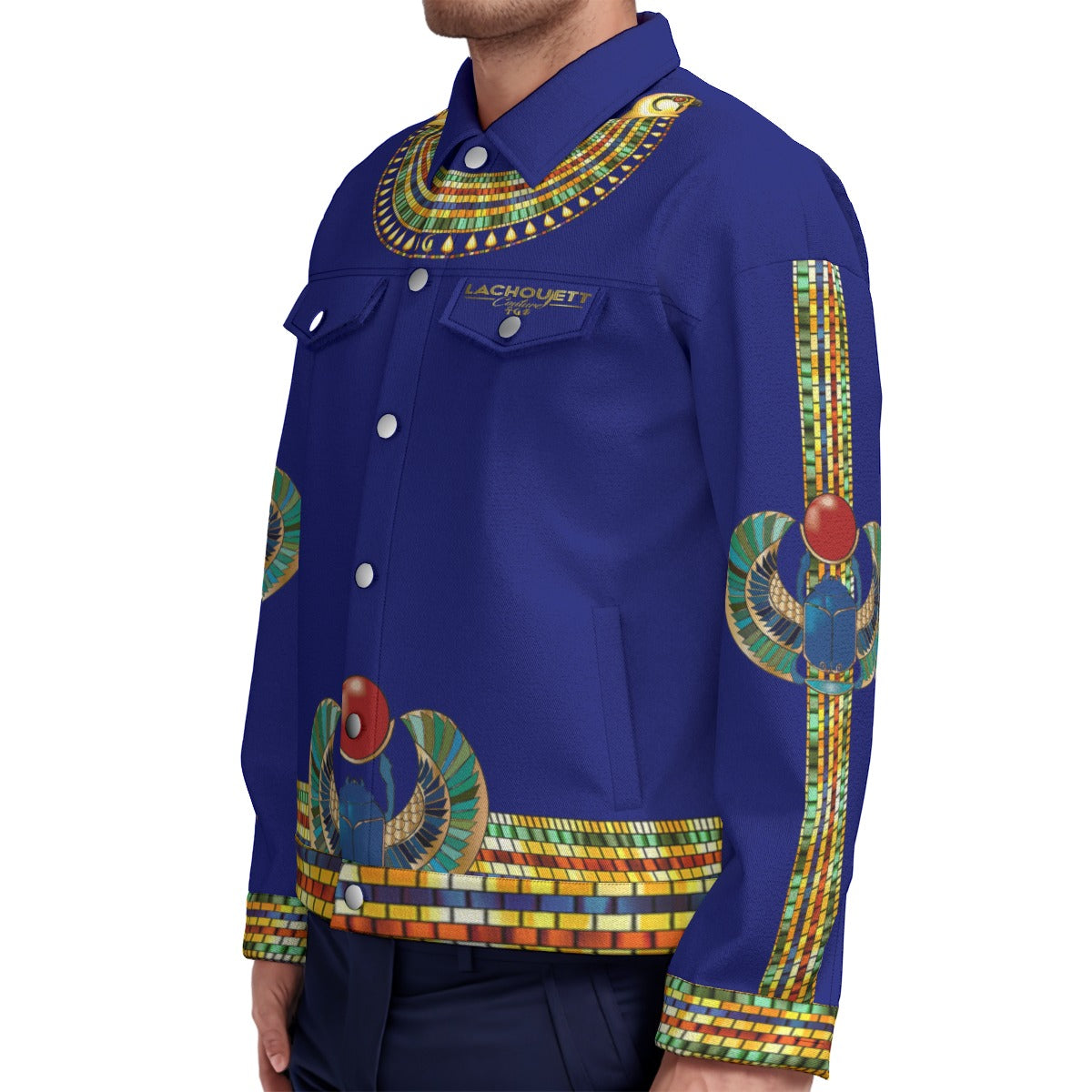 MEDJAY BLEU Unisex Lapel Jacket