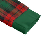 PLAID STYLE RBG Unisex Lapel Collar Sweater