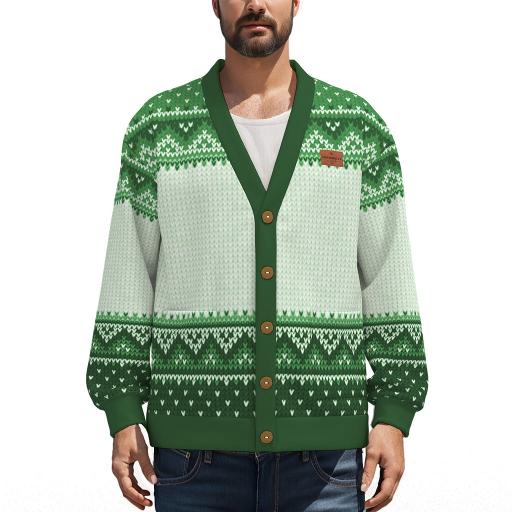 LCC KNITTED GREEN Unisex Cardigan