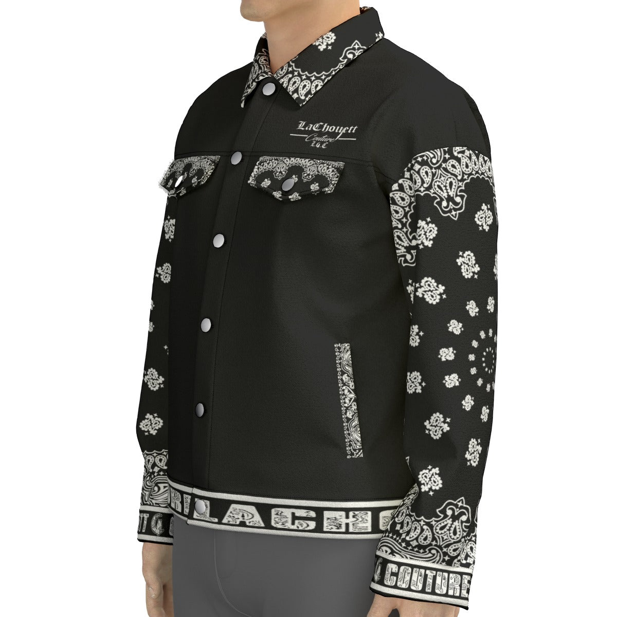 BANDANA V.I.P BLC Unisex Lapel Jacket