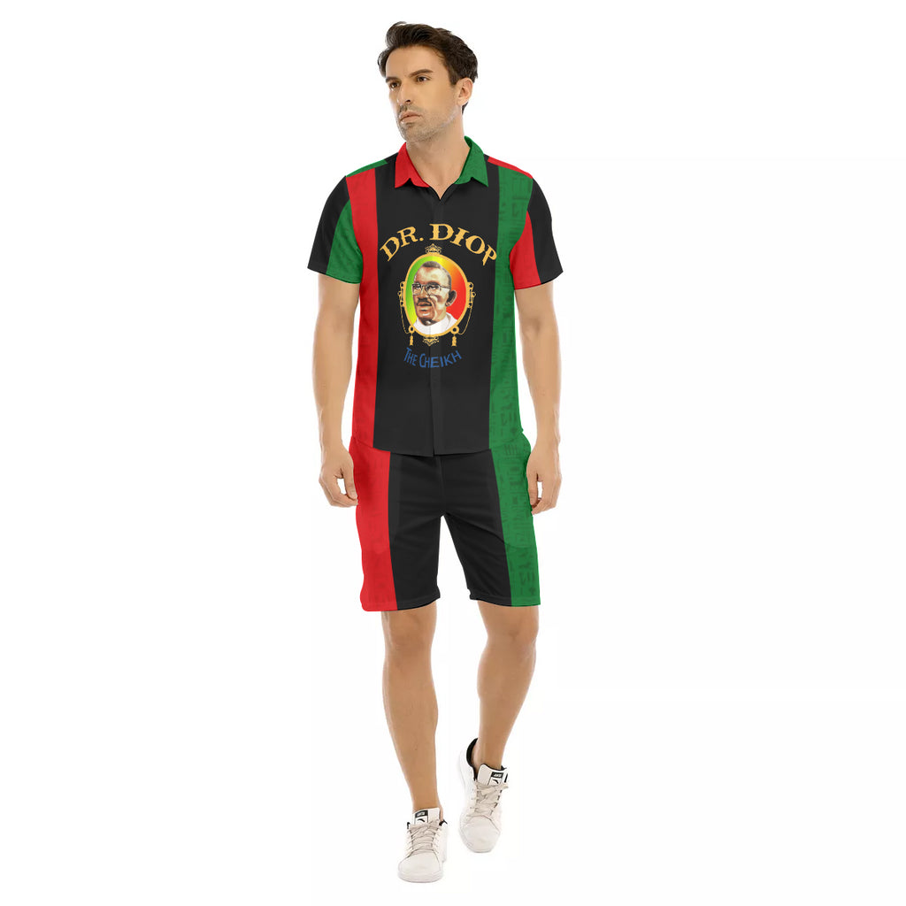 DR DIOP RBG Men's Short Sleeve Shirt Sets