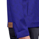 LCC BLUE Unisex Lapel Jacket  Cotton