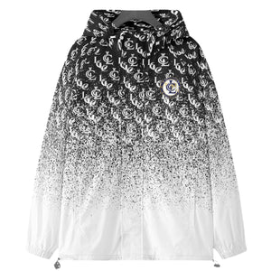 LCC NEW RICH BLC Raglan Windbreaker With Zipper Closure