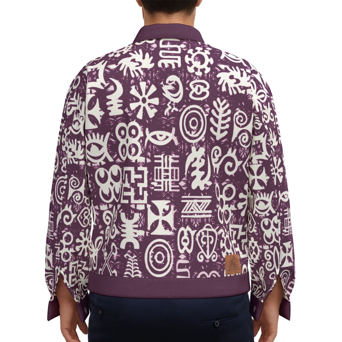 ADINKRA MIXGRAPES Unisex Lapel Jacket