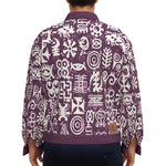 ADINKRA MIXGRAPES Unisex Lapel Jacket