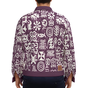 ADINKRA MIXGRAPES Unisex Lapel Jacket