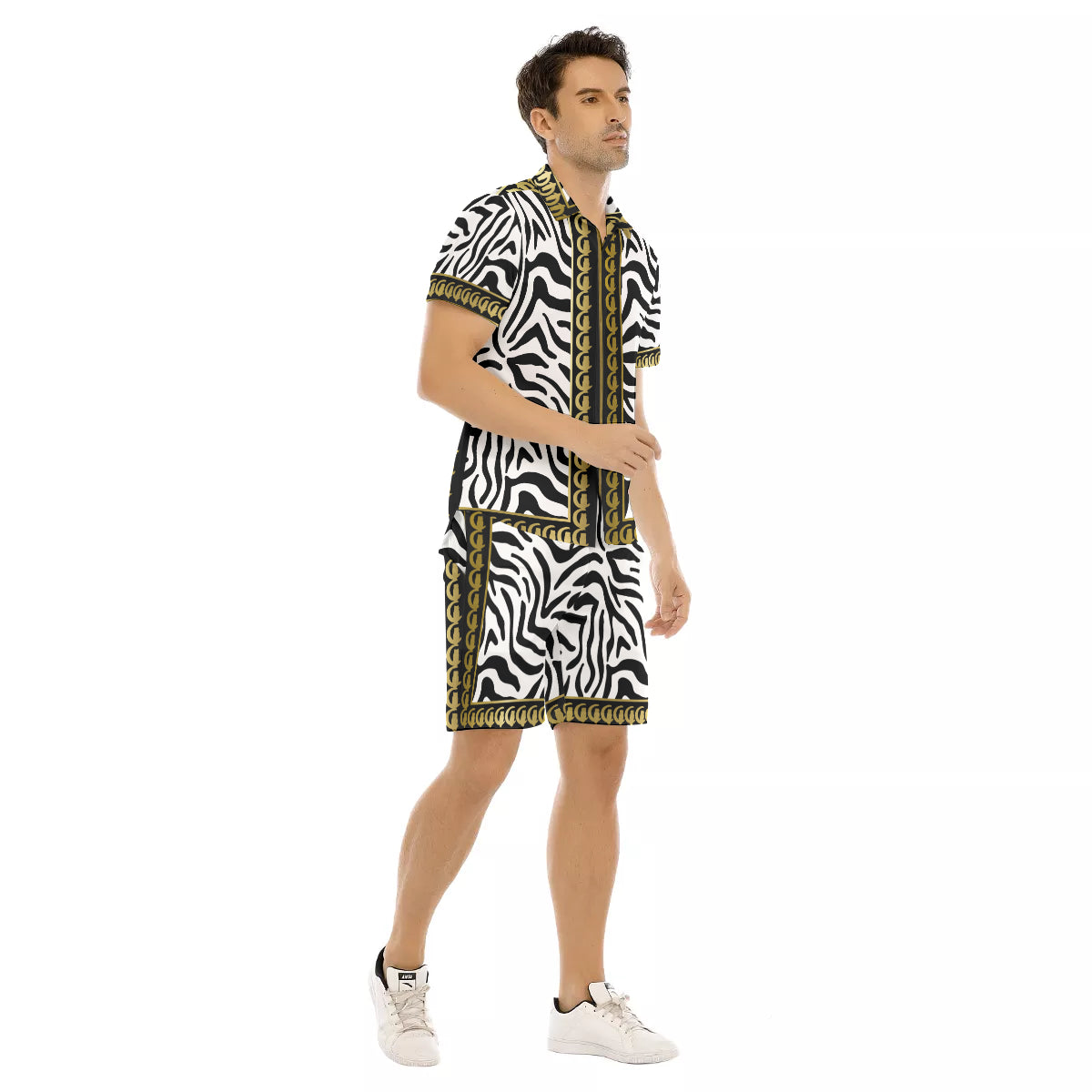 PRIVILEGE LCC WHT Men's Short Sleeve Shirt Sets