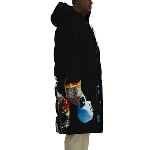 DEAD PRESIDENT Unisex Long Down Jacket