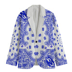 BANDANA Cs'UPWHT Men's Casual Flat Lapel Collar Blazer