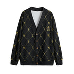 A.U.S DELUXE GLDBLC Unisex Cardigan With Button Closure