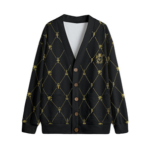 A.U.S DELUXE GLDBLC Unisex Cardigan With Button Closure