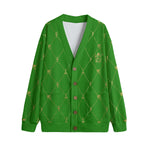 A.U.S DELUXE GREEN Unisex Cardigan With Button Closure