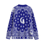 BANDANA Cs'UP Unisex V-neck Cardigan With Button Closure