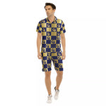 DAMIER LCC Men's Short Sleeve Shirt Sets