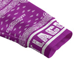 BANDANA MIX GRAPES Unisex V-neck Cardigan With Button Closure