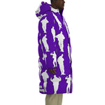 C-WALK GRAPES Unisex Long Down Jacket