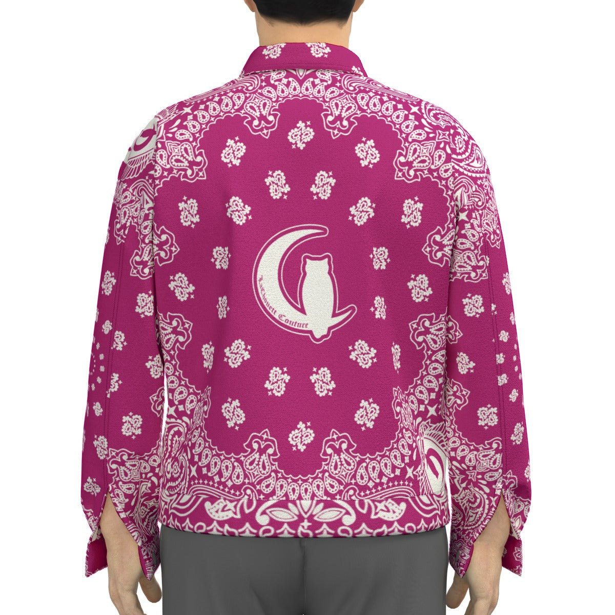 BANDANA GRAPES Unisex Lapel Jacket