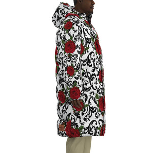REDROSES Unisex Long Down Jacket