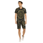 CRYTO KMT BLC Men's Short Sleeve Shirt Sets