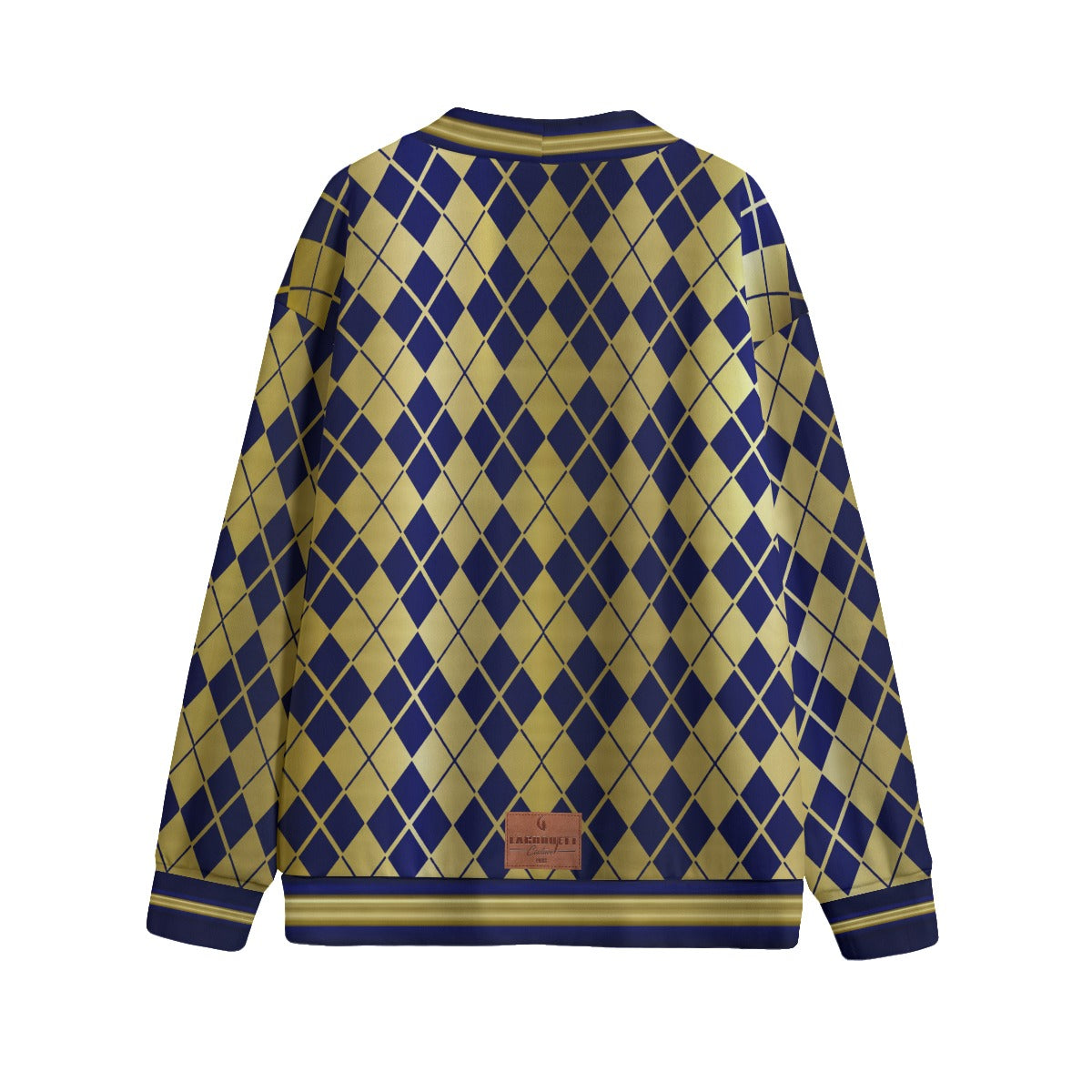 ARLEQUIN BLEU Unisex Cardigan With Button Closure