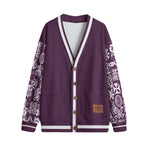 ADINKRA MXGRPS Unisex Knitted Fleece Cardigan