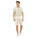 CRYPTO KMT WHT Men's Short Sleeve Shirt Sets