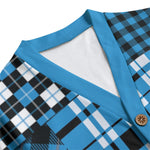 FLEXIN FLANNEL TRQSE Unisex Cardigan With Button Closure