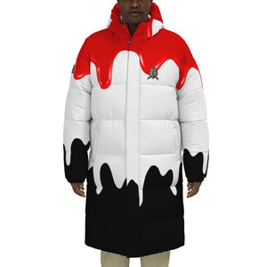 DRIPPIN BLOOD Unisex Long Down Jacket