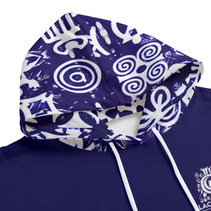 ADINKRA MXBLUE Unisex Fleece Hoodie