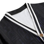 HOTEP LCC Unisex V-neck Cardigan With Button Closure