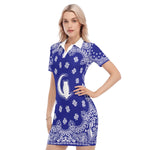 BANDANA Cs'UP Women's Polo Collar Dress