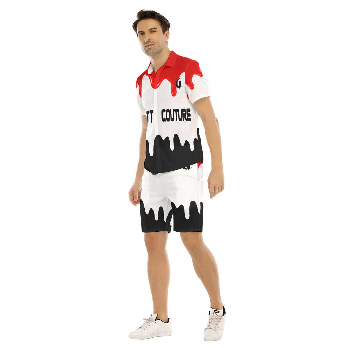DRIPPIN RED Men's Short Sleeve Shirt Sets