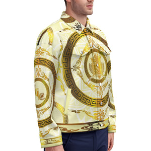 LCC RICH WHT Unisex Lapel Jacket